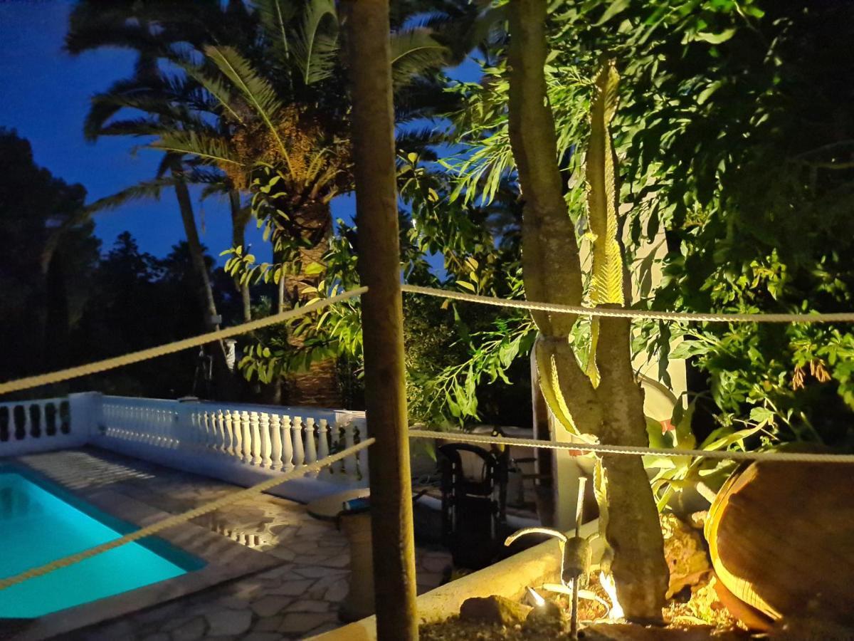 Private Villa Mit Eigenem Pool Unter Palmen Cala Llena Zewnętrze zdjęcie