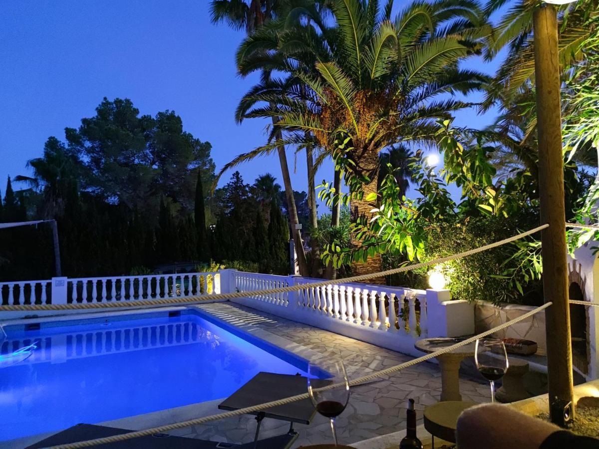 Private Villa Mit Eigenem Pool Unter Palmen Cala Llena Zewnętrze zdjęcie